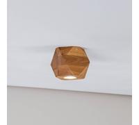 Envostar Peach Puff plafón poliedro madera 1 luz