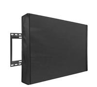 EnxJire Funda TV Exterior Cubierta de TV for exteriores, cubierta impermeable a prueba polvo, conjunto, funda televisión negra Oxford(Black,FOR 46-48inch TV)