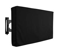 EnxJire Funda TV Exterior Funda de TV for exteriores, protege la pantalla del televisor, a prueba polvo, resistente al agua, protector, protectores for, jardín y patio(Black,36-38inch)