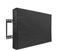 EnxJire Funda TV Exterior Funda de TV for jardín, patio, exterior, protege la pantalla for(Black,FOR 70-75inch TV)