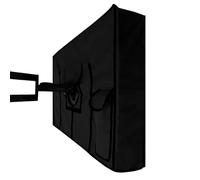 EnxJire Funda TV Exterior Paño de microfibra a prueba polvo for TV, protector pantalla, cubierta impermeable for al aire libre, resistente a la intemperie(Black,60-65 inch)