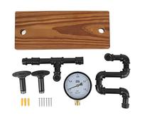EOJDDPA Estante de Pared de Hierro Forjado, Estante de Almacenamiento de tubería de Agua para Colgar en la Pared, Estilo Industrial Retro, Ahorro de Espacio, para Sala de Estar y