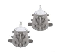 EpheyFIF 2 tubos peladores de ajo de silicona para picadora eléctrica, molinillo manual de ajo y herramienta para quitar la piel, utensilio de cocina para pelar cebolla y ajo, accesorio de capacidad