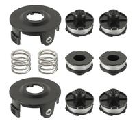 EPLZON Bobina de Hilo para Makita 196146-9/195858-1, para Akku cortadora DUR181 DUR141 DUR180Z DUR181Z Bobina de Repuesto 8m, Ø1,60mm(6 Bobin 2 Cubierta de Carrete+2 Resorte)