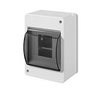 EPN 1 interruptor IP44 para entornos húmedos Schuko Hermes Antra (doble interruptor 0332-07) x, blanco, 53 x 141 x 83 mm