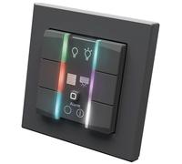 eQ-3 AG Homematic IP – Interruptor de pared, 6 vías, color antracita