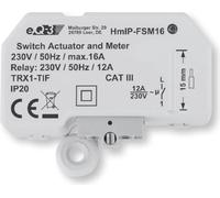 eQ-3 HomeMatic IP, actuador de conmutación y medición, 16A, montaje empotrado
