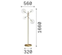 EQUINOXE PT4, Piantana, Ideal Lux