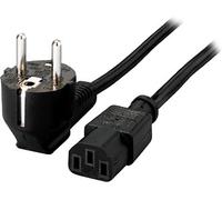 Equip 112120 negro 1,8 m c13 acoplador cee7/4