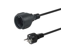 Equip 112182 cable de transmisión negro 5 m cee7/7 cee7/3
