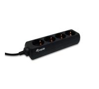 Equip 333281 base múltiple 1,1 m 4 salidas ac negro