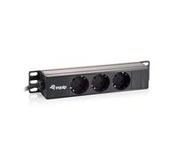 Equip Unidad de distribución de energía (PDU) 333299 1U Negro 3 salidas AC 1,5 m 250 V