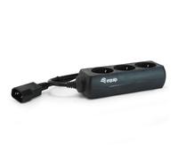 Equip 33330315 base múltiple interior 1,1 m 3 salidas ac negro - base