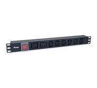 Equip Unidad de distribución de energía 333316 - 8x IEC-C13 + 2x IEC-C19, interruptor 1U
