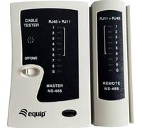 Equip Comprobador de cables para cables de red RJ45, RJ12 y RJ11