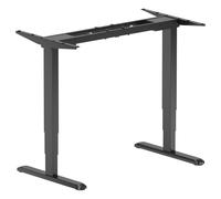 EQUIP Estructura para escritorio elevable de doble motor 125kg Negro