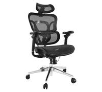 Equip Silla de oficina ergonómica 651051 con reposacabezas y reposabrazos 3D