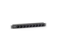 Equip Regleta de 19" (1U, 9 enchufes, Cable de 1,8 m)