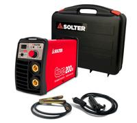 Equipo soldar inverter CORE 200Di con accesorios y maletín. 10207 Solter