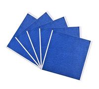 equlup Cinta de pintor para impresora 3D, 5 piezas de hojas de papel crepé de 21x20 cm, etiqueta adhesiva alta, cinta adhesiva ancha azul para impresora 3D, etiqueta de arte de cama