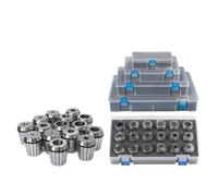 ER herramienta Juego de pinzas ER11 ER16 ER20 ER25 ER32, portaherramientas de husillo, barra cortadora CNC for máquina de grabado(0.005 ER11 11pcs/set)