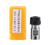 ER11 Collet Chuck, ER11A-8mm Soporte de eje de motor de acero Motor de varilla de extensión de eje interno de 8MM para herramienta de torno de fresado CNC