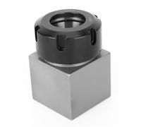 ER32 Collet Block Chuck Collet Holder para Torno Máquina de Grabado Fresadora Juego de Sujeción(Cuadrado)