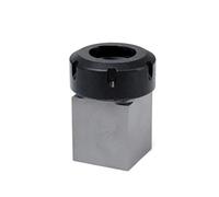 ER40 Bloque de pinzas, soporte cuadrado de acero, herramienta de bloque de mandril para máquina de corte de grabado CNC