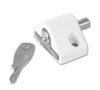 Era Saracen Patio puerta clave perno de seguridad de bloqueo en color blanco par de 2 G; 1666 WL
