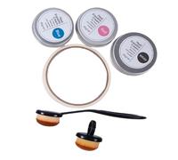 Erasable Fabric Marker, Precision Brush Applicator, Sewing Template Cream, Quilting Marking Tool for Embroidery Work Stitching Pattern Drafting Fabric Cotton Linen Denim 5.7x0.8in