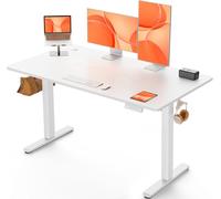 ErGear Escritorio Elevable Eléctrico, 120x60cm, Blanco