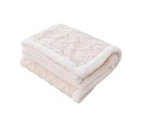 Ergocar Manta de forro y polar, reversible, suave, cálida y gruesa, manta de forro polar coral jacquard y sherpa, para cama y sofá