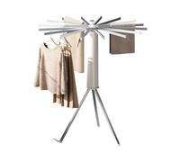 Ergocar Trípode de secado de ropa, plegable, ahorro de espacio, estante de secado portátil de instalación gratuita, tendedero resistente para balcón, dormitorio, hogar