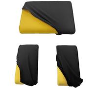 Ergositting Juego de Fundas elásticas Color Negro para Silla ergonómica 3 Piezas (Asiento + 2 reposadores) (3 Unidades)