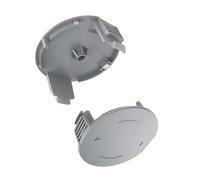 ERHUO 2 Tapas de Repuesto para carretes de Recortadora Compatible con cortabordes Bosch UnicersalGrassCut 18/18-26/18-260, Puede reemplazar la Cubierta de Bobina Prototipo 1600A01R5J.