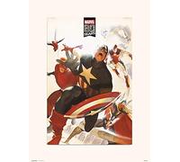 ERIK - Lámina decorativa 80 Years Avengers, Marvel (30x40 cm)