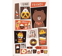 Erik - Póster Let`s Do Brunch, Line Friends (61x91,5cm)