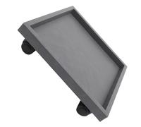 ERINGOGO Bandeja Móvil 260 MM con Ruedas, para Plantas Soporte Interior | PP y Resina, Diseño con Rodillos, Diámetro Exterior 290mm, Balcón, Varios Tamaños
