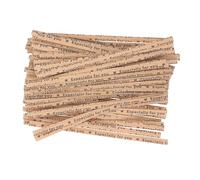 ERINGOGO Bridas Reutilizables Bolsas de Papel Kraft 1000 Hechas de Papel E Hierro Impresión en Colores Negro y Rojo Fuertes para Manualidades DIY y Embalaje