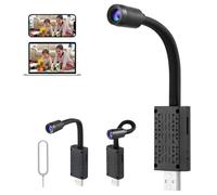 ERINGOGO Cámara de Seguridad Pequeña con Conexión Wi-fi y USB, Visión Nocturna F2.0 y Acceso Remoto para Vigilancia en Casa y Control Varios Estilos