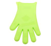 ERINGOGO Guantes Térmicos Aislamiento Térmico y Protección contra Quemaduras de Silicona Color Verde Resistente y Cómodo para Barbacoa y Peinado para Uso en Horno y Cabello