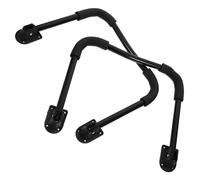 ERINGOGO Patas Escritorio Plegables de Hierro en Forma Resistentes y Minimalistas, Soporte Robusto para Mesas Auxiliares y Escritorios Portátiles, Pack de 2 Unidades