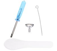 ERINGOGO Set de Embudos Mini de Acero Inoxidable para Recarga de Urnas y Joyas de Cremación, Accesorios Portátiles Destornilladores y Bolsa de Almacenamiento