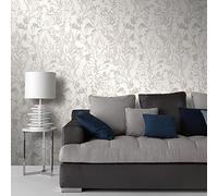 Erismann 1025114 Charisma Floral - Papel pintado, color beige y crema