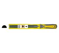 Erizo EFBMCE6 Escofina media caña entrefina de 6" con mango bimaterial y funda de plástico