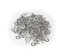 ERKO Terminales de anillo para cables eléctricos para tornillo M4 y sección de cable 0,5 ÷ 1,0 mm² 100 piezas, de cobre estañado galvánico, Fabricados según DIN 46234