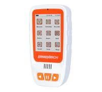 Ermenrich Ping RD40 Contador Geiger Digital Detector de Radiación Dosímetro Beta Gamma Rayos X Monitor con Display LCD Alarma Sonora y Visual Portátil Recargable Indicador de Batería Baja