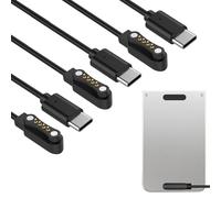 Ermorgen 3 Pieza Cable USB-C Compatible para Grabadora Plaud Note Pro/AI/KI | Cable de carga USB-C de 1m, compatible con Plaud Note Pro AI/KI y Note AI/KI, carga rápida y magnética para su grabadora.