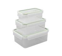ERNESTO® Set de recipientes herméticos (3, rectángulos)