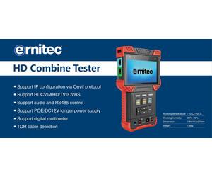 Ernitec 0070-24104-tester comprobador de cables de red negro, naranja